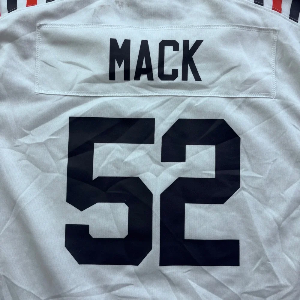 Nike Chicago Bears Khalil Mack 52 NFL Jersey Youth Large White 03/2019 PO#37651